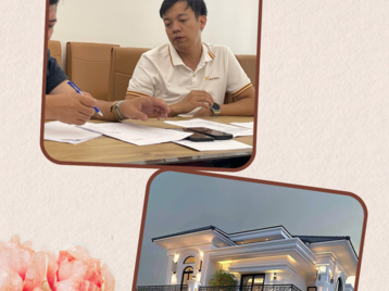 Chốt hợp đồng thi công biệt tại Đông Anh